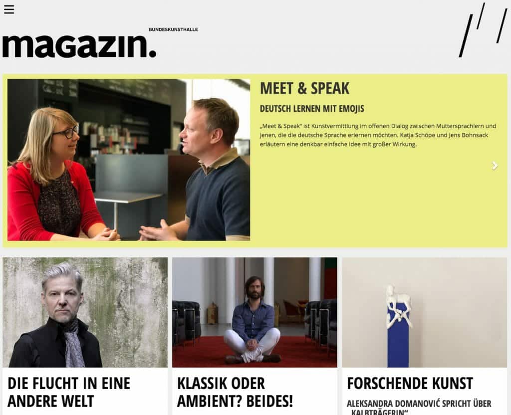 Magazin der Bundeskunsthalle