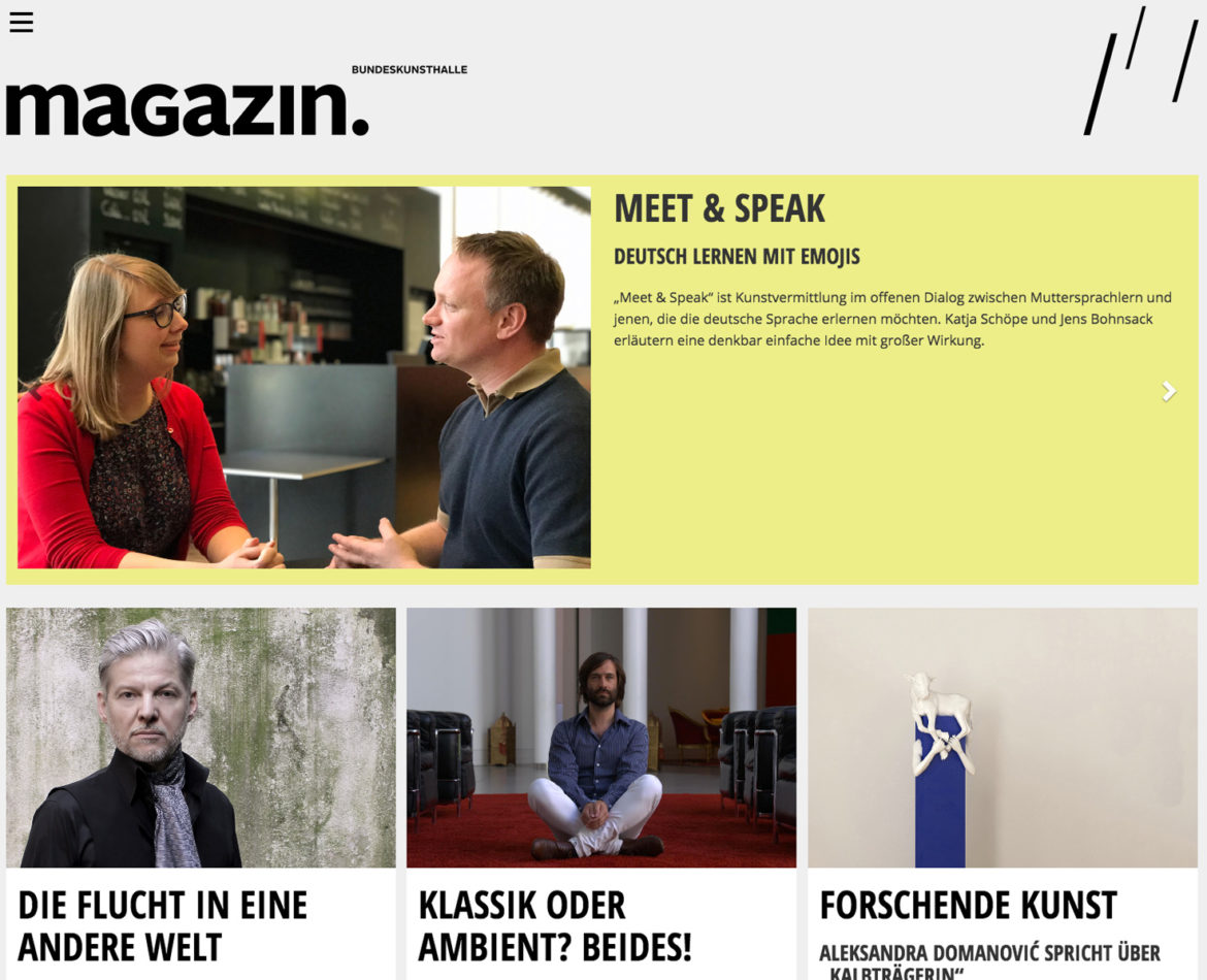 Magazin der Bundeskunsthalle