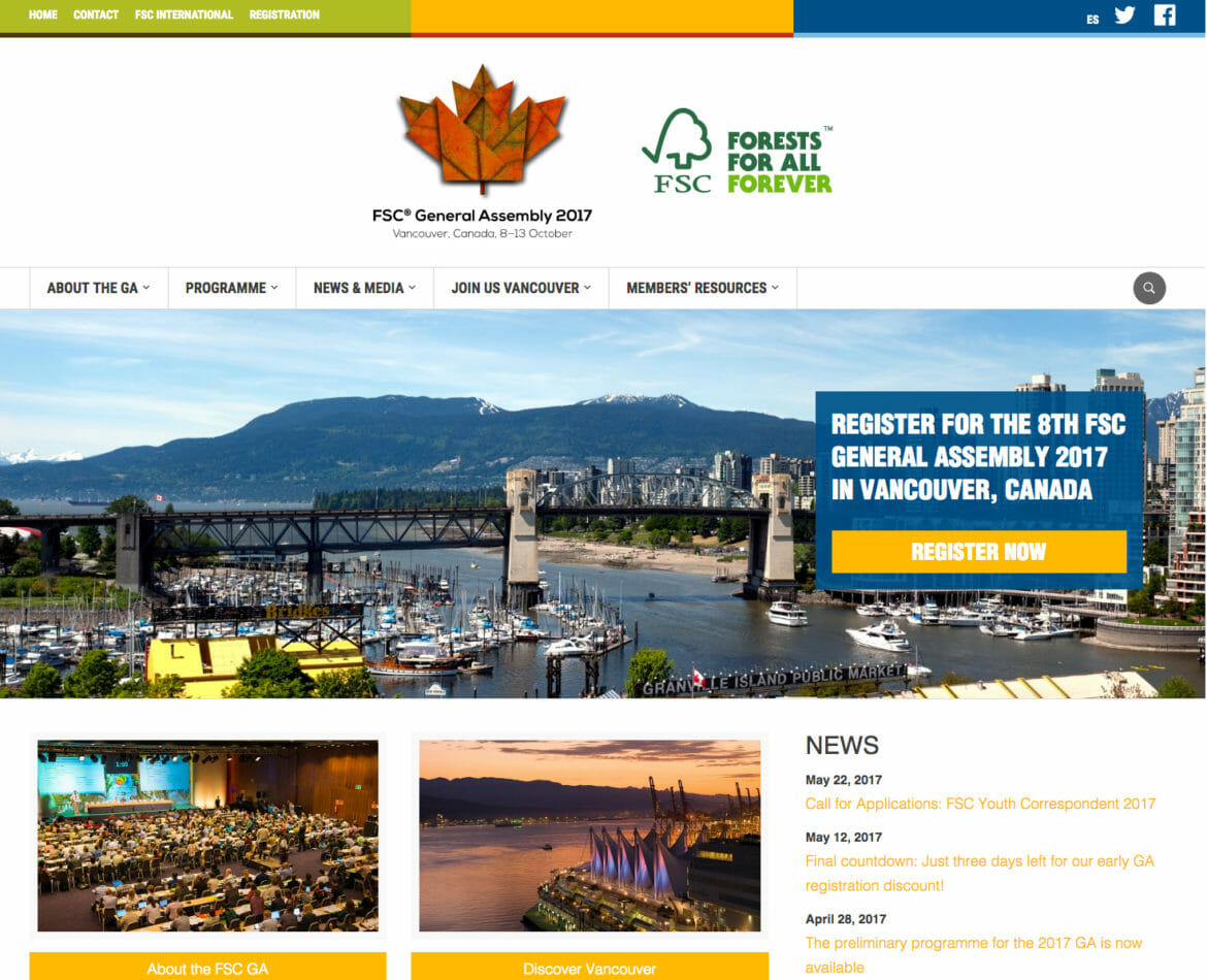 FSC GA 2017 Website