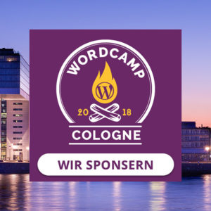 Sponsoring: WordCamp Cologne 2018 wieder als BarCamp