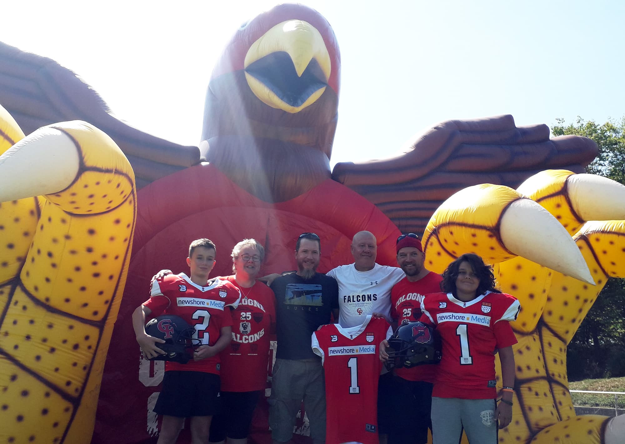 Trikotsponsor des U13-Teams der Cologne Falcons